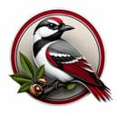 Ohio People Project logo featuring a cardinal and buckeye elements